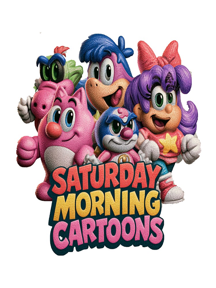 Saturday Morning Cartoons! | Retro 80s Pop Art Nostalgia Design by Ignorant-Artist