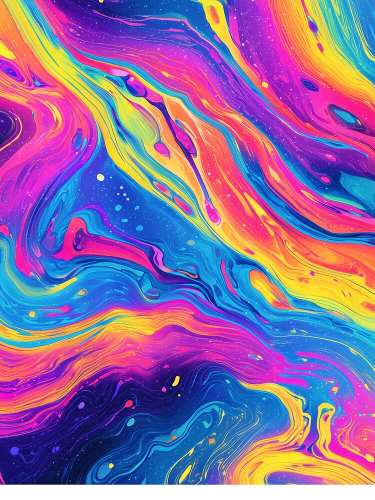Cosmic Melt – Ultra Vibrant Psychedelic Swirl by RottingDreams