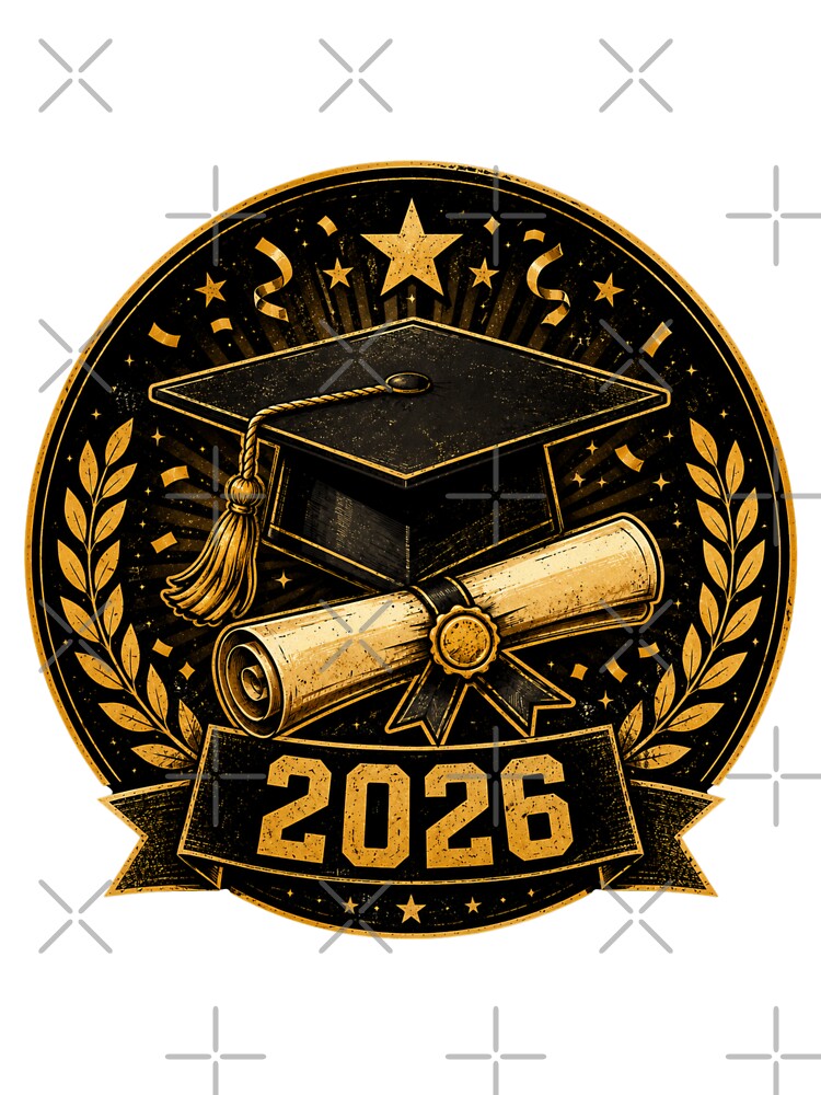 Class of 2026 Graduation Badge :Senior Graduate Gift by TheAngelHeart