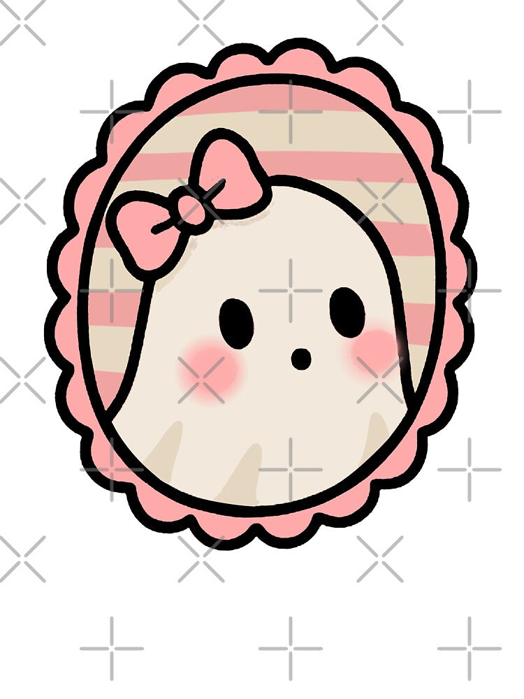 Pink Coquette Ghost by FarieArt