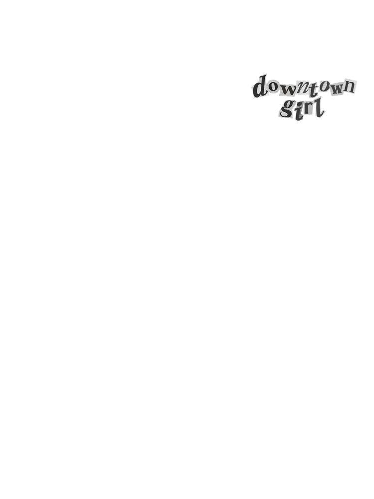 Downtown Girl – City Girl Urban Aesthetic Sticker elenagilbert by elwinadonburg