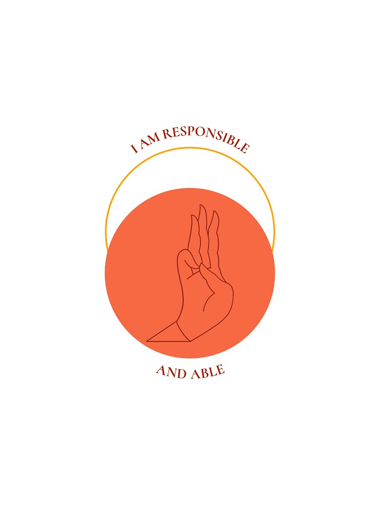 I am responsible and able tshirt by Eugenie974