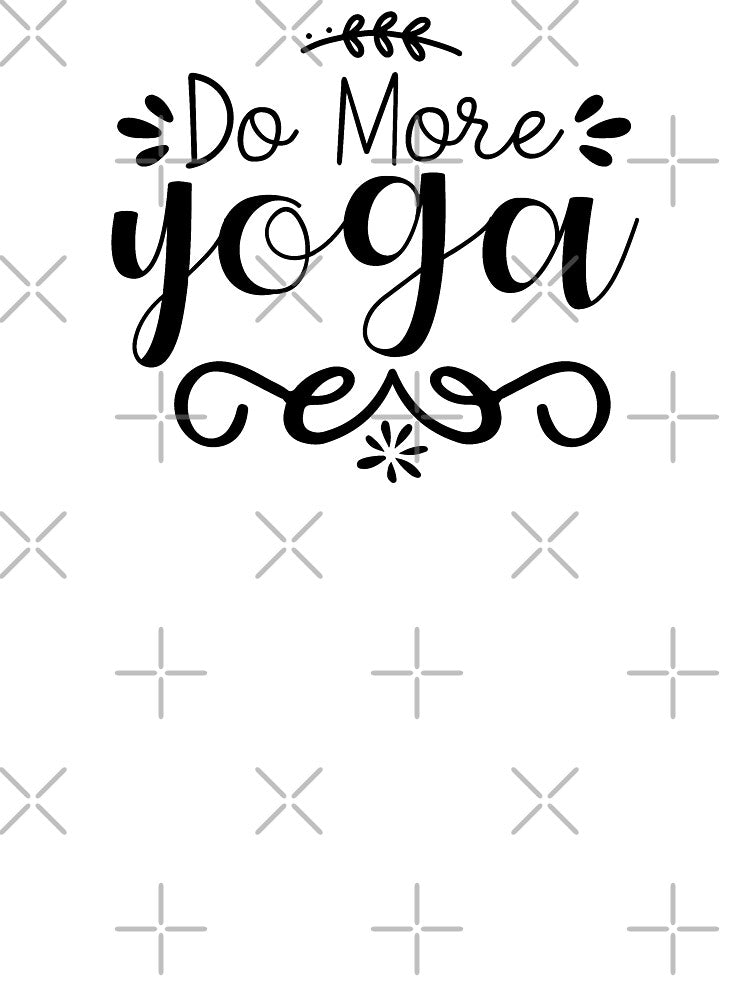 Yoga Quote Do More Yoga Motivational Saying by SoccaTamam