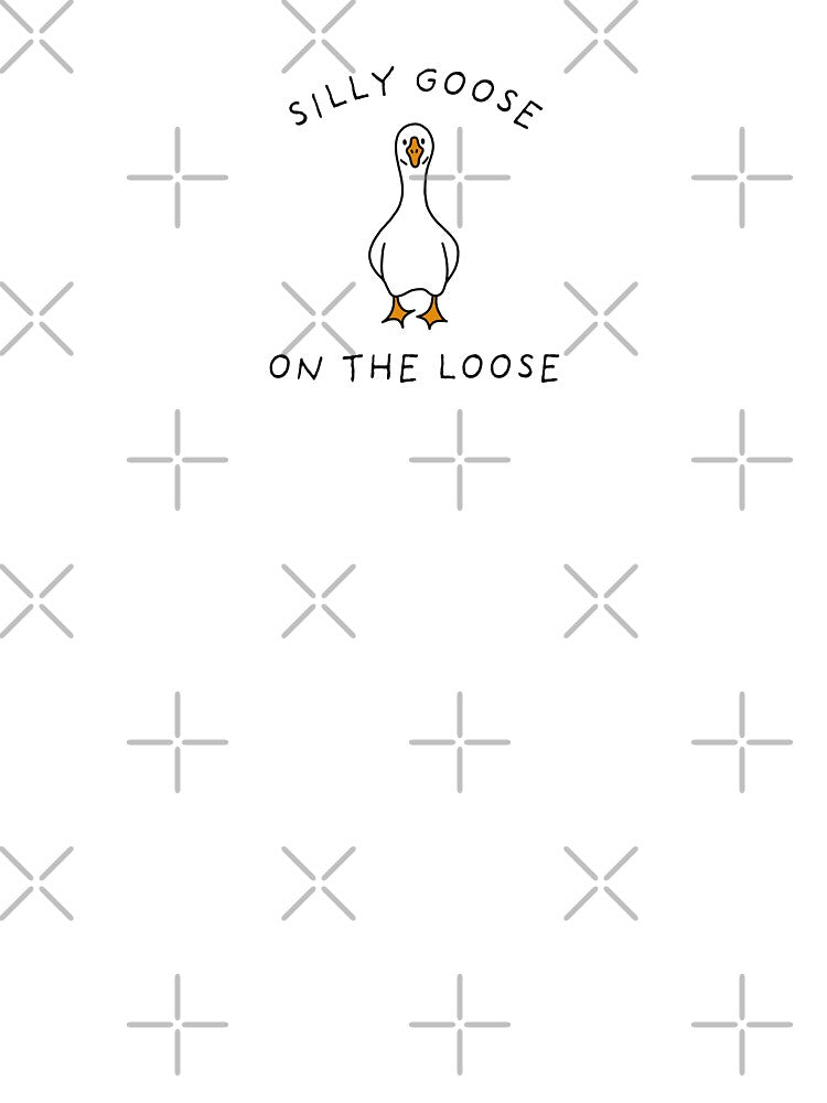 Silly Goose On The Loose, Funny Goose Lover Gift by breannehope