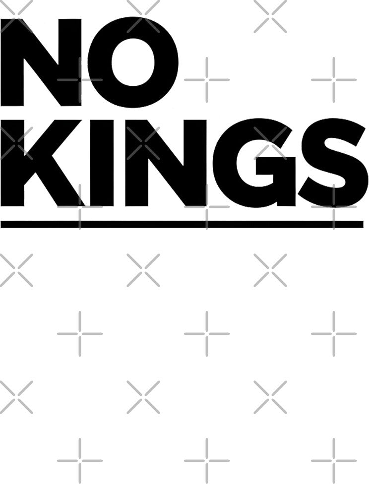 No Kings Quote Sticker – Punk Anarchist Redbubble Art by eyesasdaggers