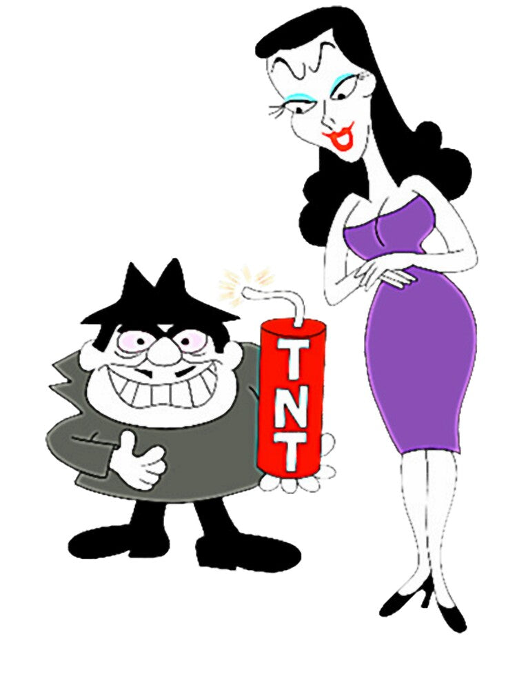 boris and natasha cartoon by MutedMoods