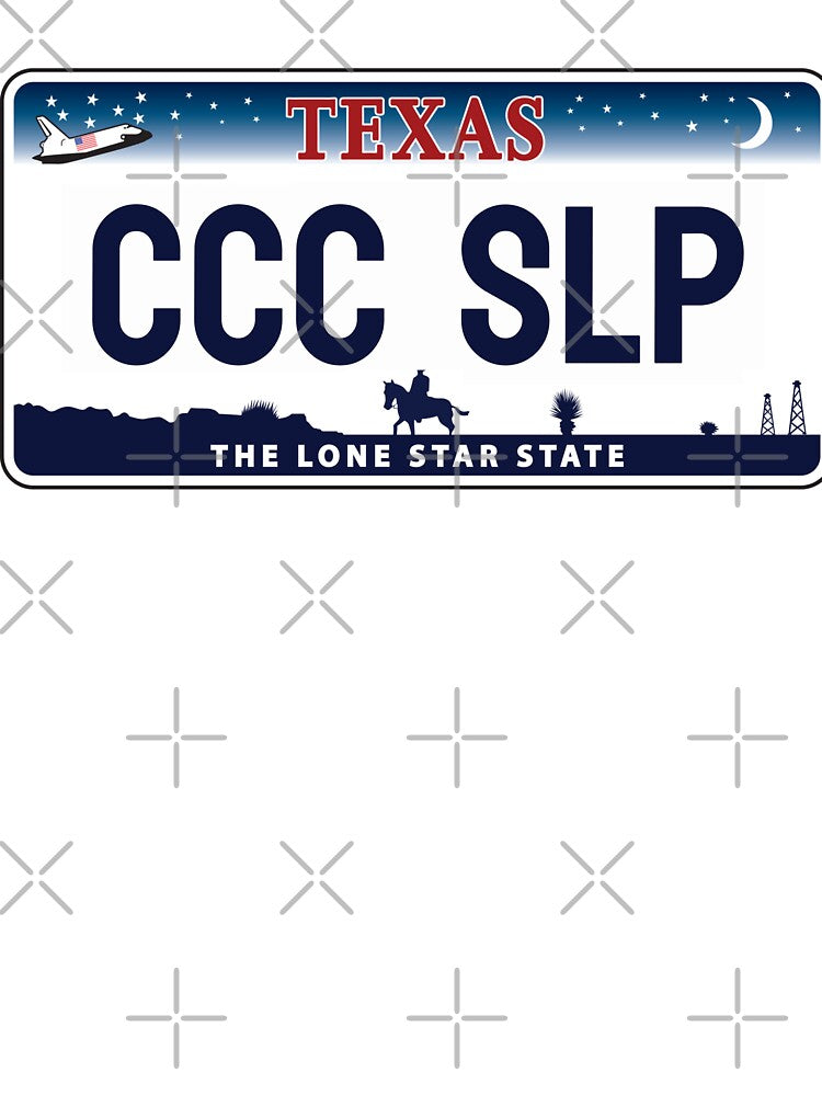 CCC SLP Texas License Plate by bellaabreu