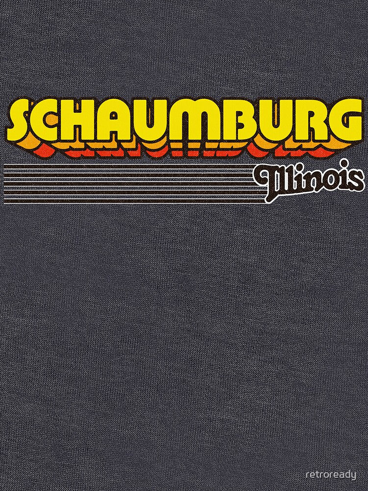 Schaumburg, Illinois | Retro Stripes by retroready