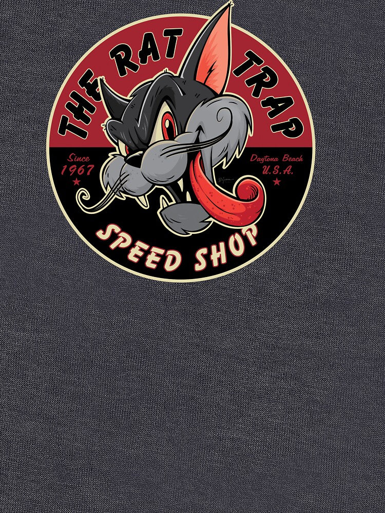 Vintage Rockabilly Hot Rod Cat by TheBujeezis