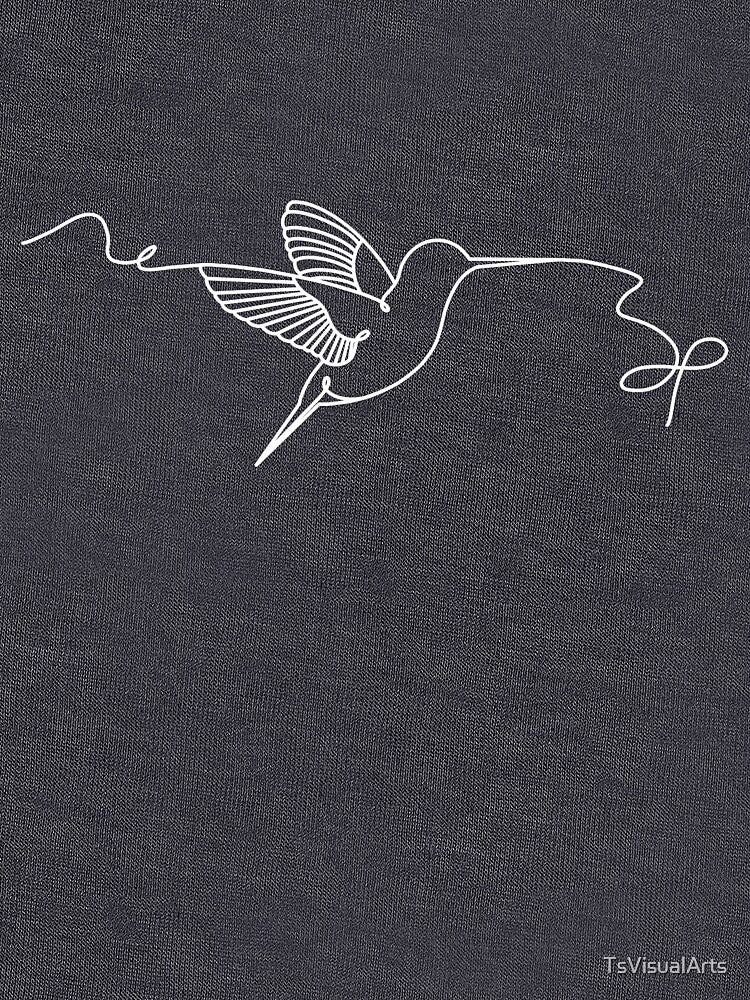 Hummingbird (white design) by TsVisualArts