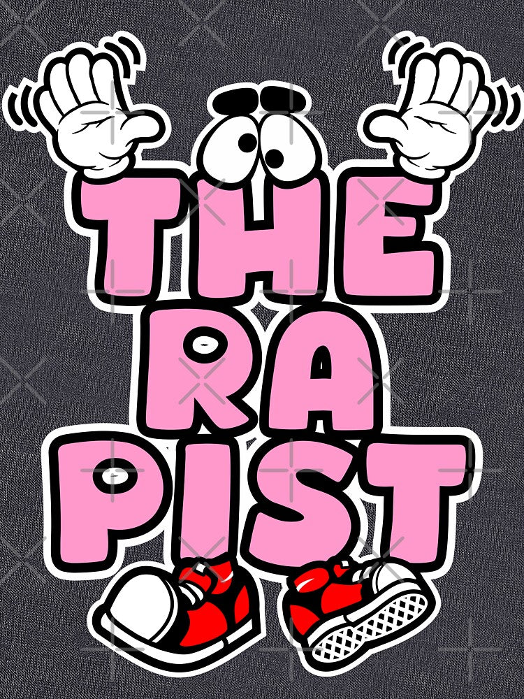 THERAPIST  - WORK Cartoon Character Bold Retro by NFTWords