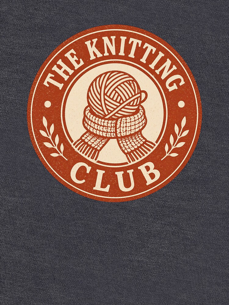 The Knitting Club Vintage Badge by EastEndTownie