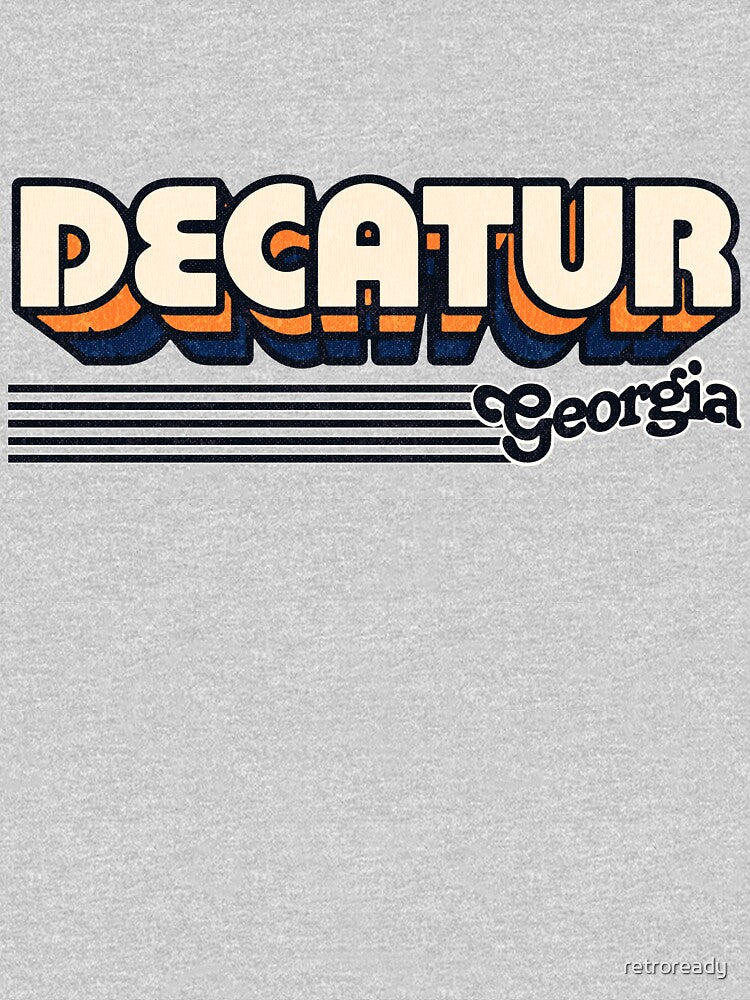Decatur, Georgia | Retro Stripes by retroready