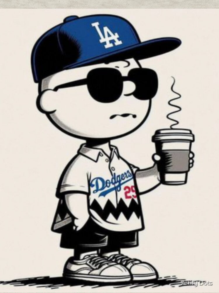 Cool Kid: Dodgers Vibes by Artify Dots