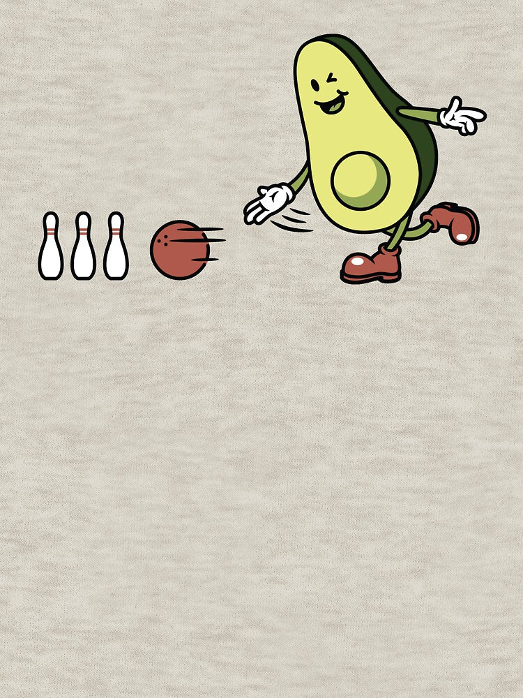 Avocado Playing Bowling by Quilimo Studio