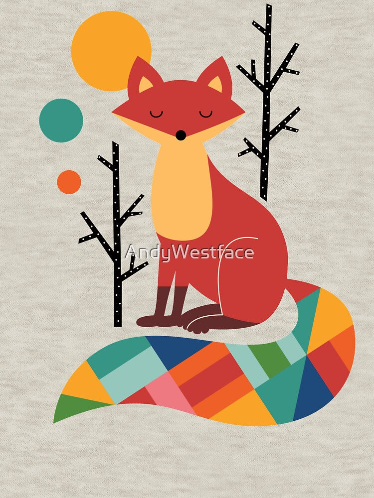 Rainbow Fox by AndyWestface