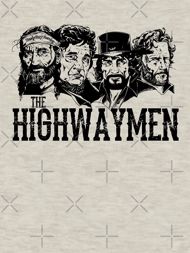 Outlaw Country Super Group - The Black Stencil by threeampersands