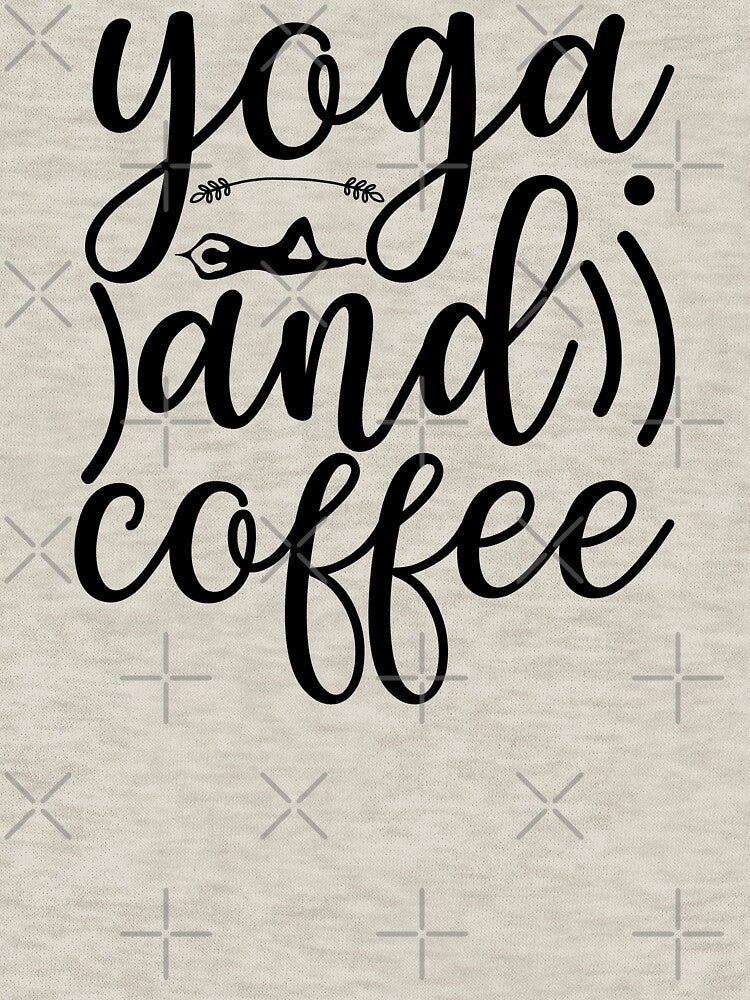 Yoga Quotes Yoga and Coffee Are All I Need Motivational Sayings by SoccaTamam