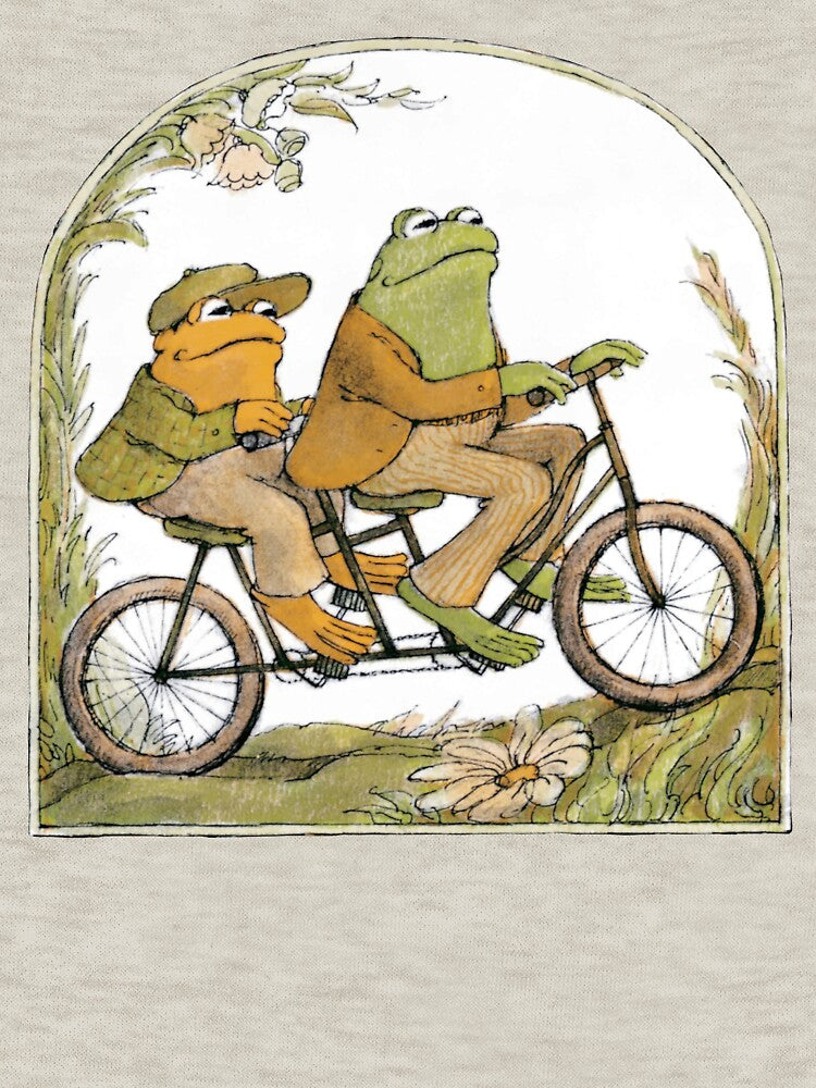 Frog and Toad On A Bicycle by PoeTatoes