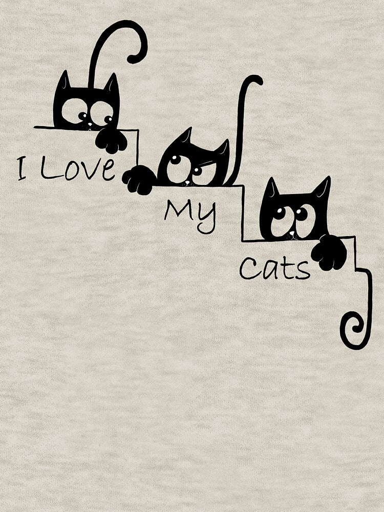 I Love My Cats classic design by HassanAhmed6666