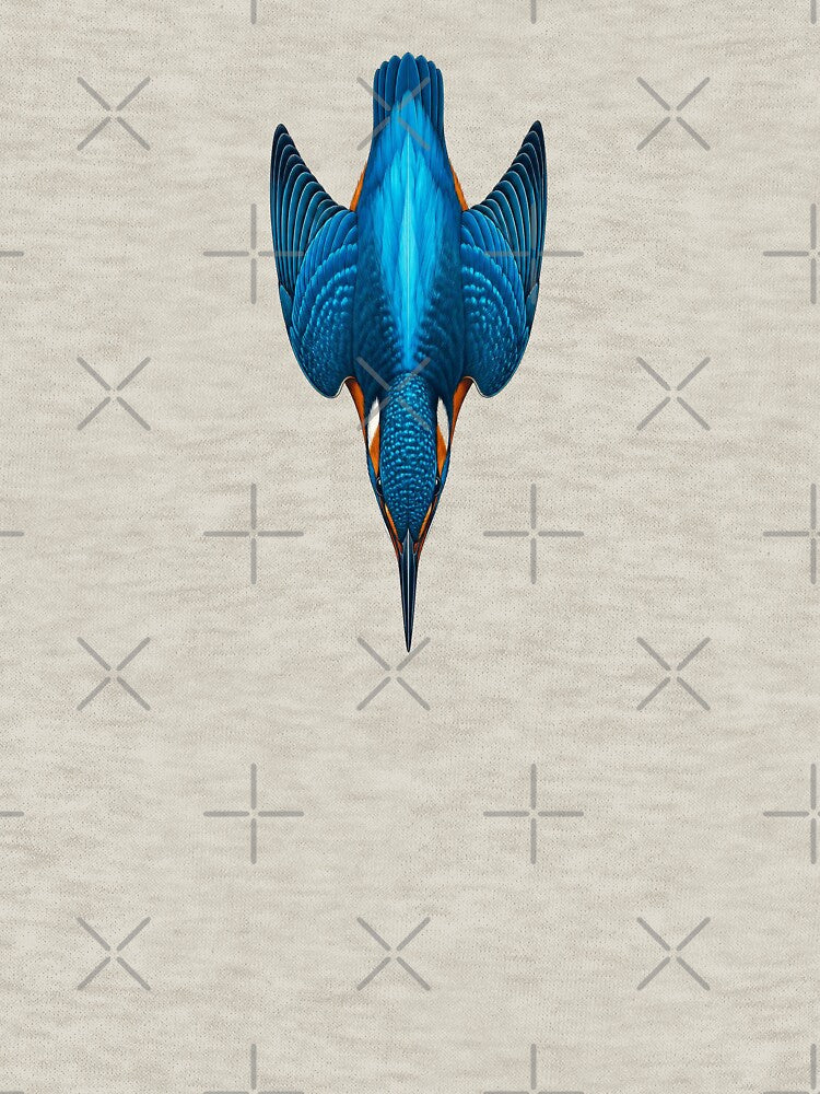 Kingfisher in Vertical Dive by jamesgerardking