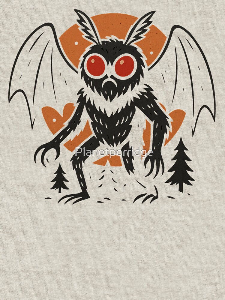 Mothman Art Cryptids by Planetporridge