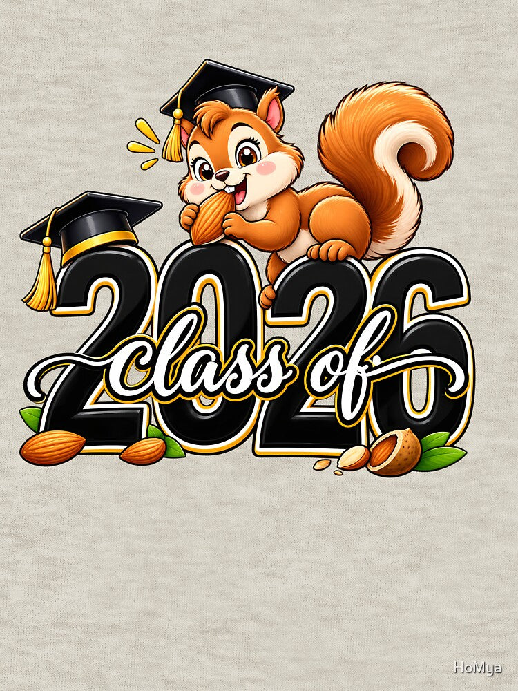 Class of 2026 Graduation Squirrel – Cute Senior 2026 Gift by HoMya