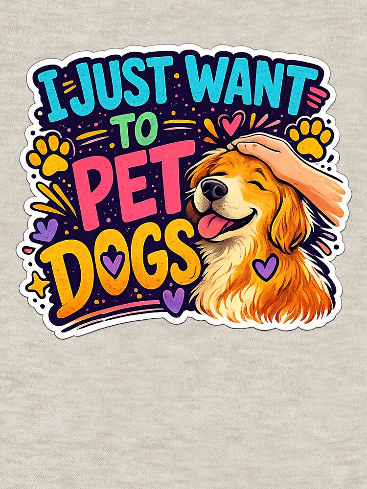 Funny Dog Lover Sticker Pet Dogs Cute Quote by InjeyArt
