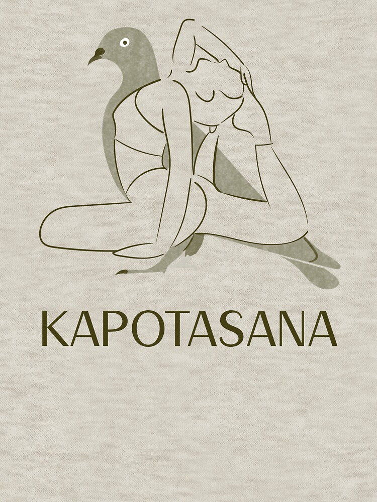 Pigeon Yoga Pose Kapotasana – Deep Heart Opening Yoga Design by WellspringXflow