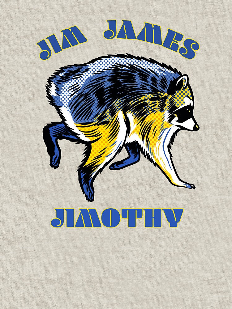Jim James Jimothy Pop Art Raccoon Design by Terry Bain