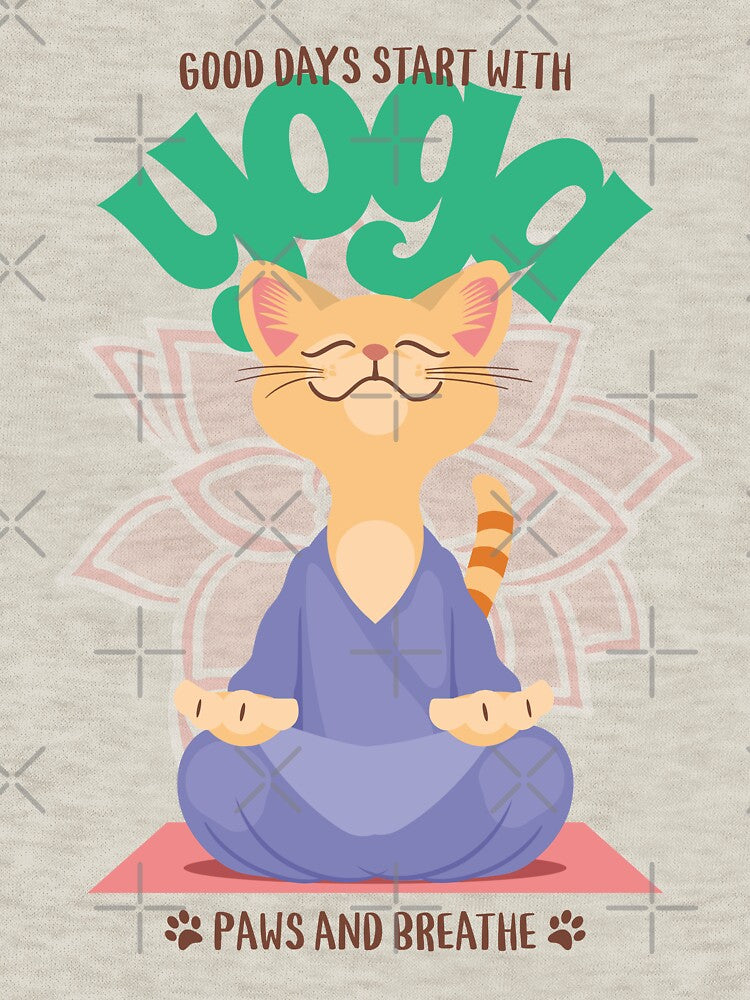 Good Days Start with Yoga, Paws and Breathe by Pfienix