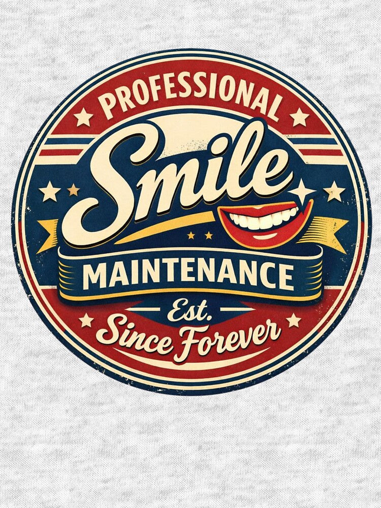 Funny Dentist Shirt Professional Smile Maintenance Est Since Forever Dental Hygienist Gift by Print Loft