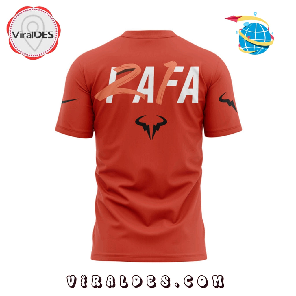 Rafael Nadal Limited Edition 2025 Orange Hoodie