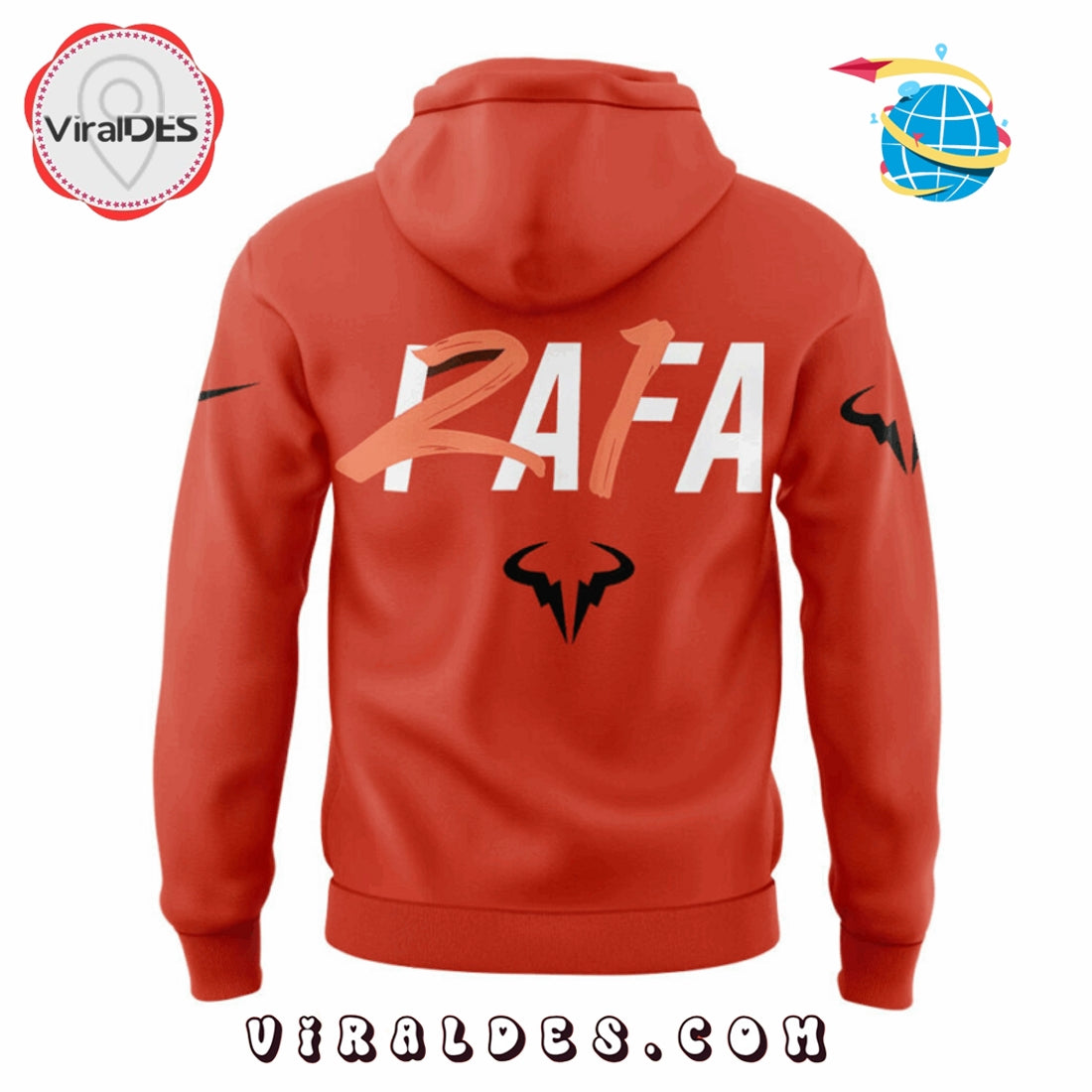 Rafael Nadal Limited Edition Orange Hoodie, Long Pants
