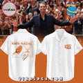 Rafael Nadal Signatures Exclusive White Hawaiian Shirt