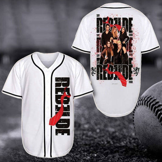 RBD Soy Rebelde Tour 2023 Baseball Jersey - Pop Rock Band Concert Shirt & Mexican Band Logo Merch - Aopprinter