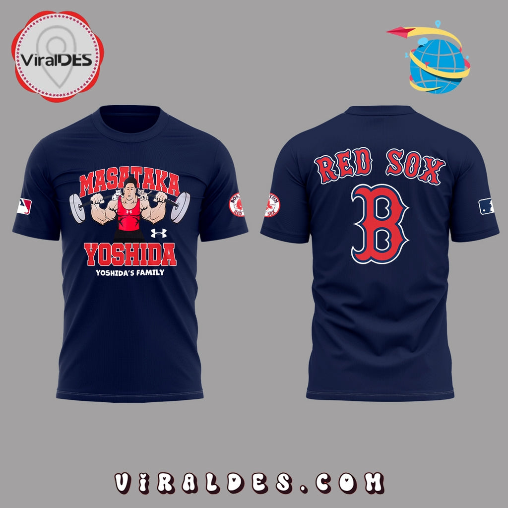 Red Sox x Masataka Yoshida’s Family Navy Hoodie 2025