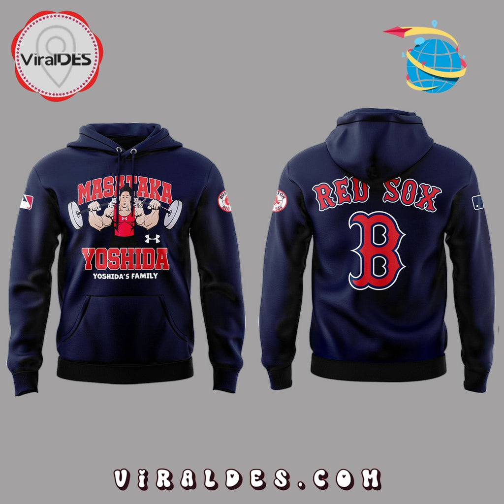 Red Sox x Masataka Yoshida’s Family Navy Hoodie, Long Pants