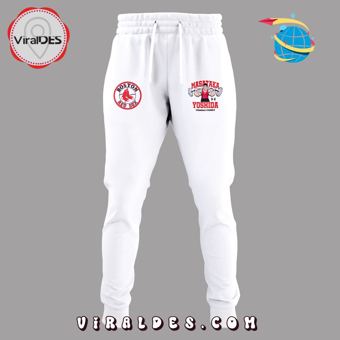 Red Sox x Masataka Yoshida’s Family White Hoodie, Long Pants