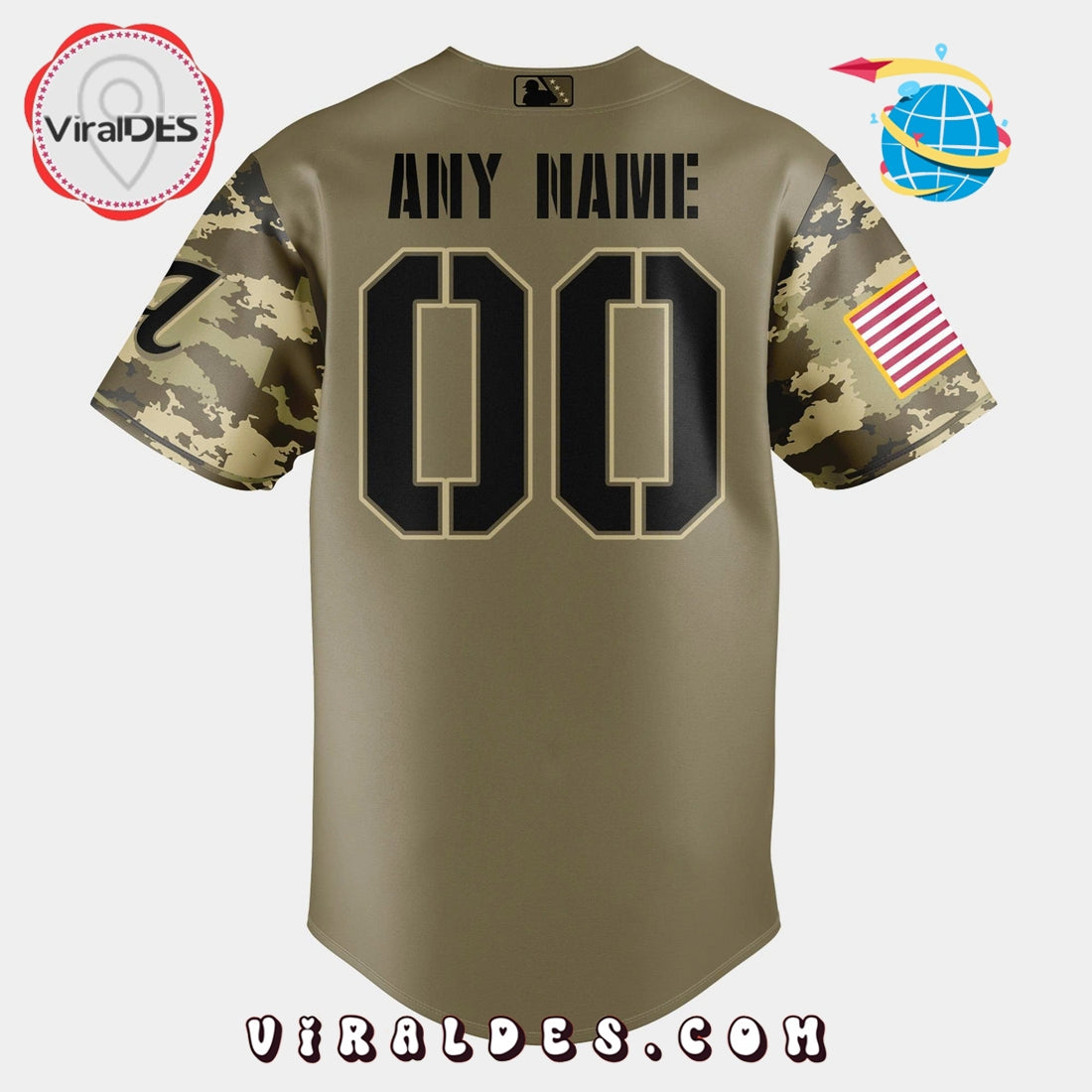 Reno Aces Military Appreciation Night 2025 Baseball Jersey