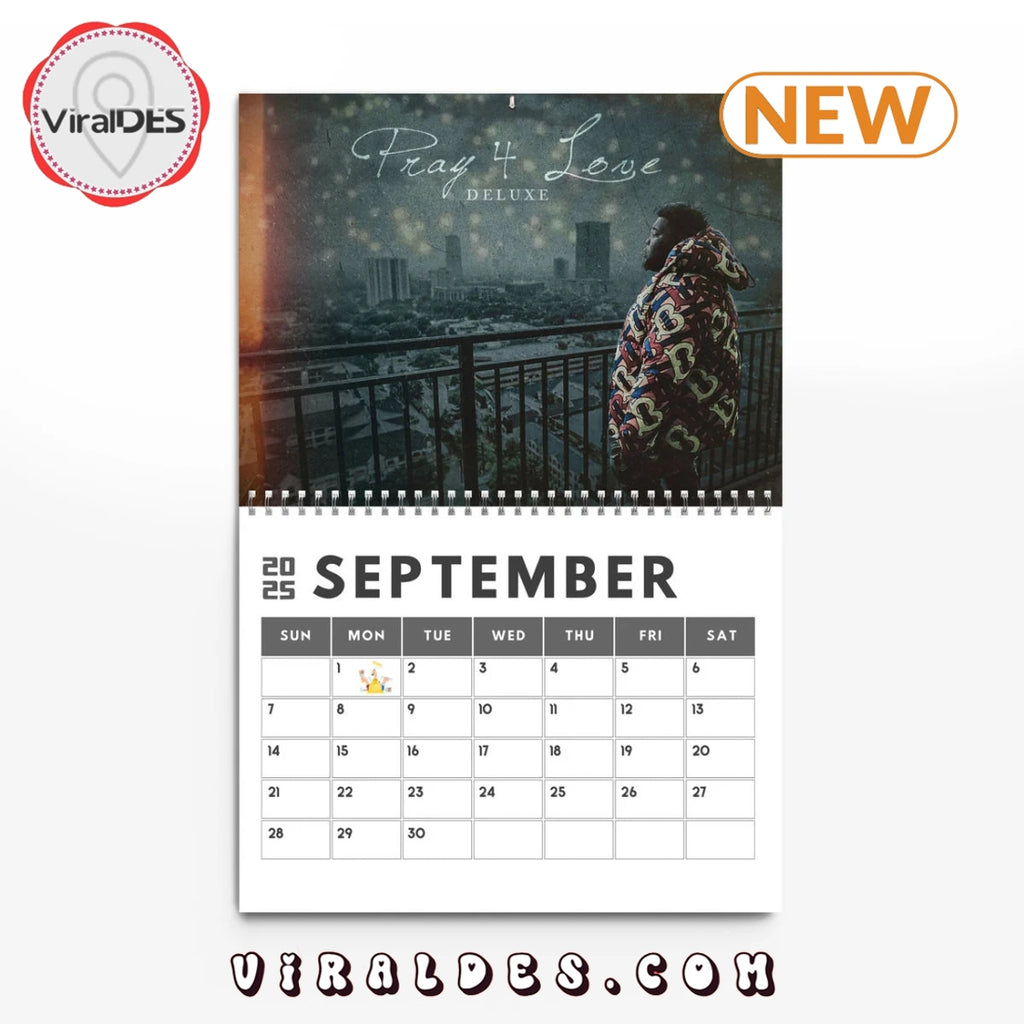 Rod Wave Signatures 2025 New Year Calendar