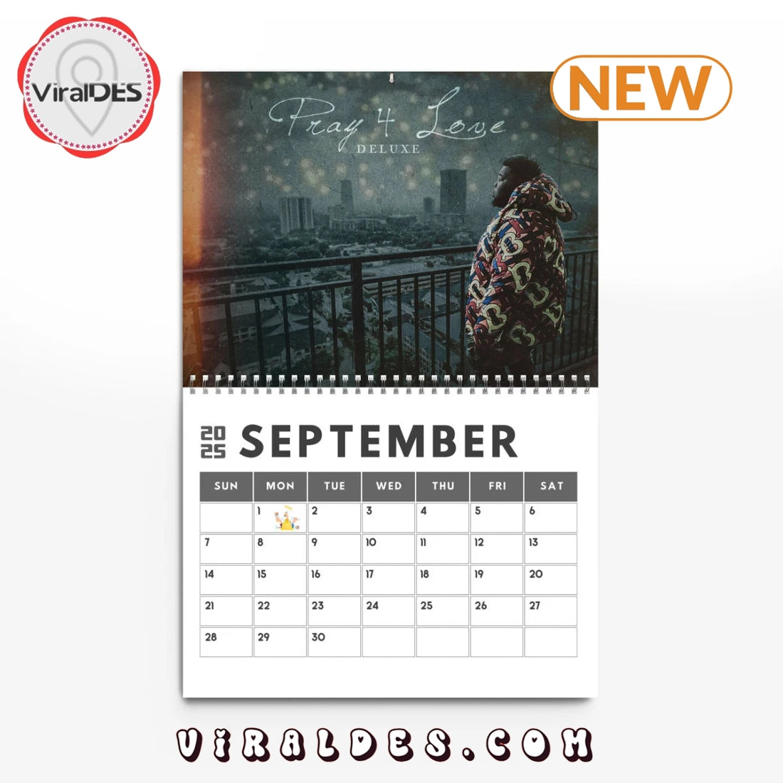 Rod Wave Signatures 2025 New Year Calendar