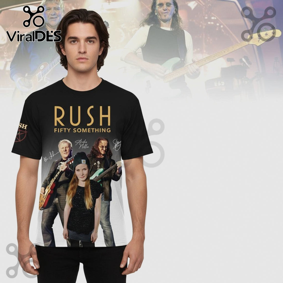 Rush Fifty Something 2027 Tour Commemorative Shirt