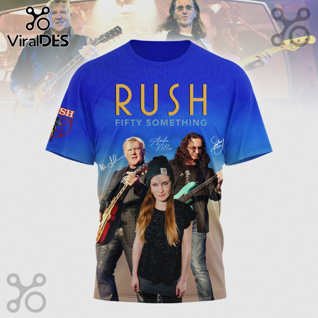 Rush Fifty Something 2027 Tour Premium Graphic Print Shirt