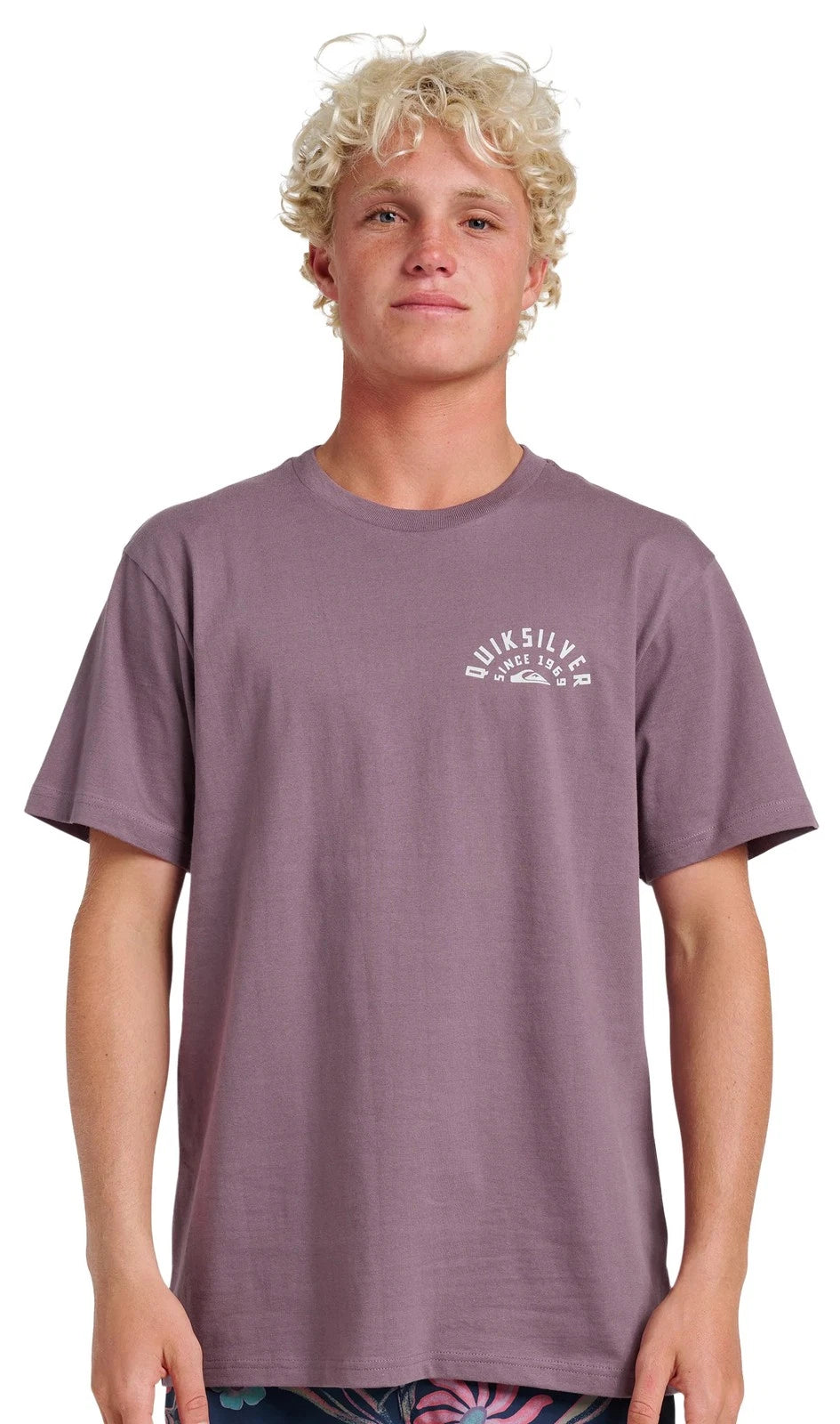 Quiksilver Sunrise Arch Classic SS T-Shirt - Vintage Violet - New