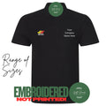 Hetas Embroidered Polo Shirt with Own Company Name | Quality Customised Workwear