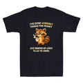 Raccoon I've Done Horrible Things for Money Funny Saying Vintage Men's T-Shirt