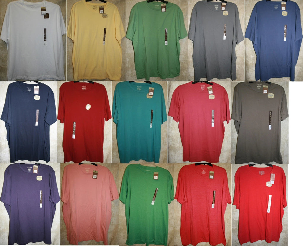 Sonoma Short Sleeve Crew Basic Tee shirt mens soft 100% Cotton and Blends colors