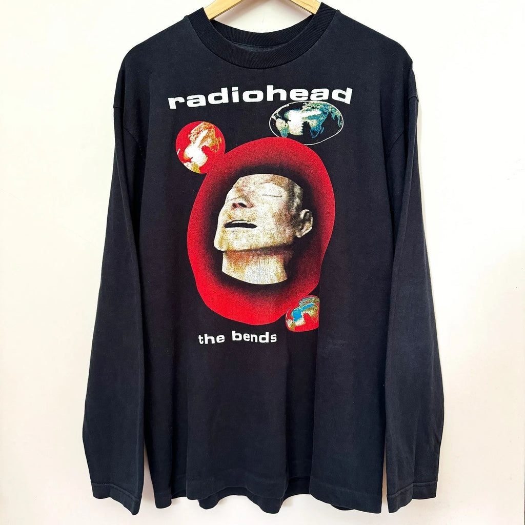 Vintage 1995 Radiohe*d The Bends Long Sleeve Tee Reprint