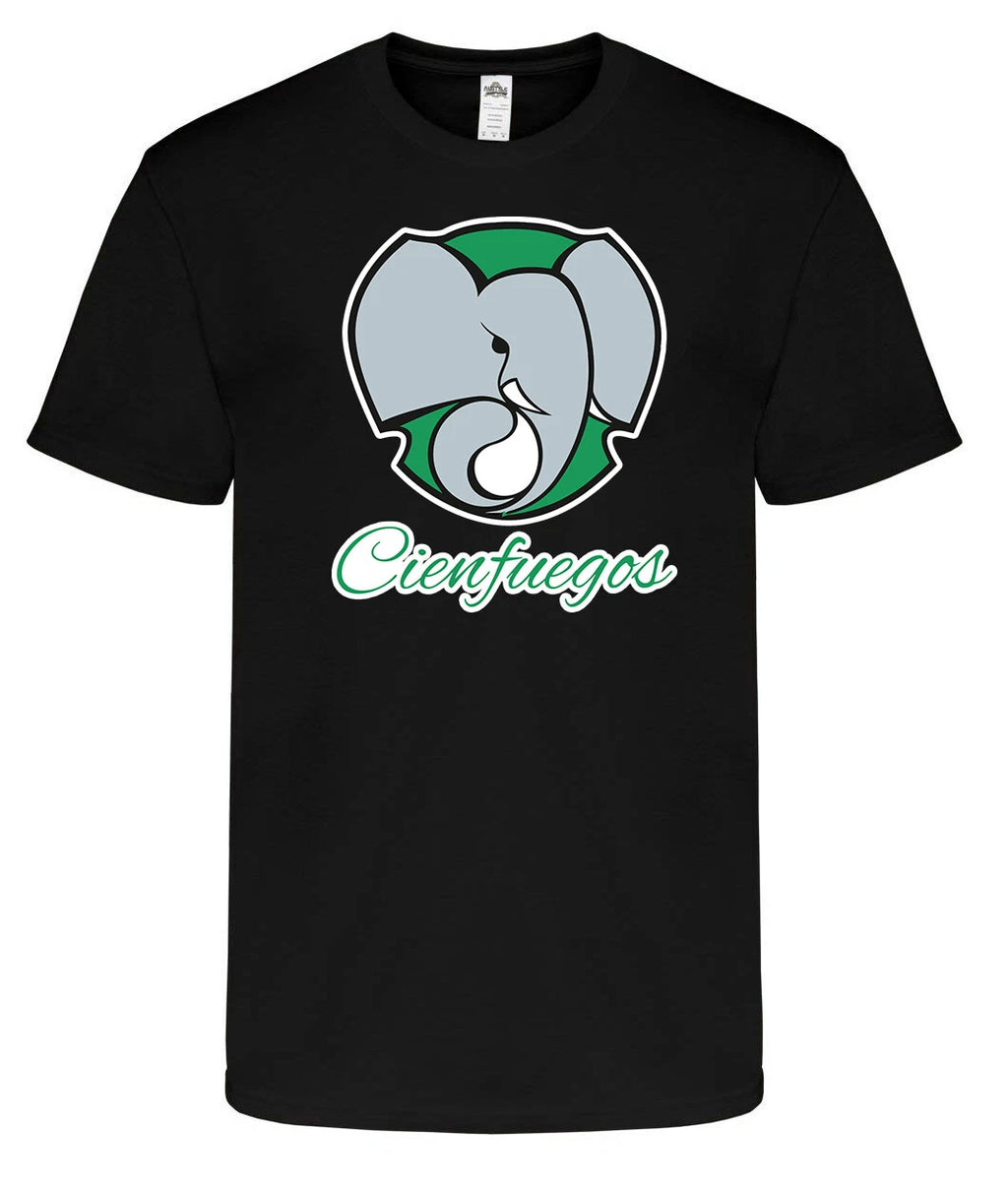 Cienfuegos Elefantes Baseball Men's T-shirt Crew Neck 100% Cotton